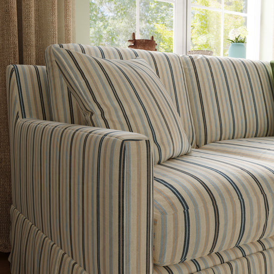 Country Check Sofa with Removable Skirted Covers