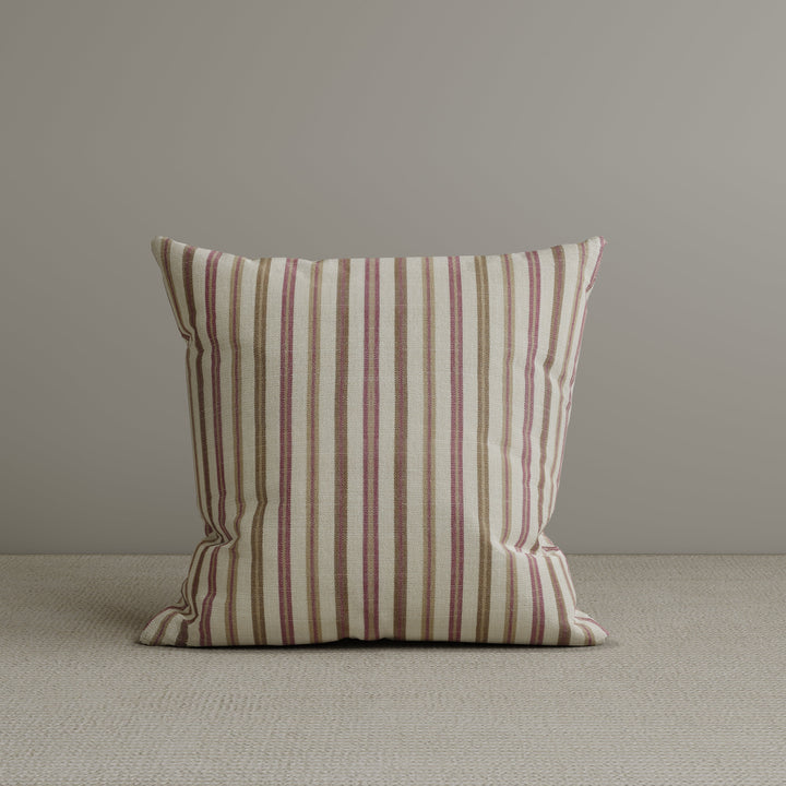 🎁 Square Exclusive Design Cushion in Red Striped Cotton Linen, 45*45CM (100% off)
