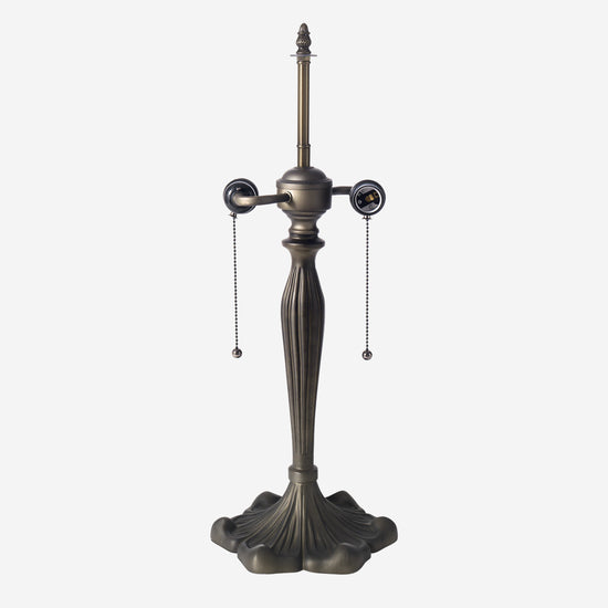 Tiffany Table Lamp | Handcrafted Stained Glass Dragonfly Series Blue Dragonfly