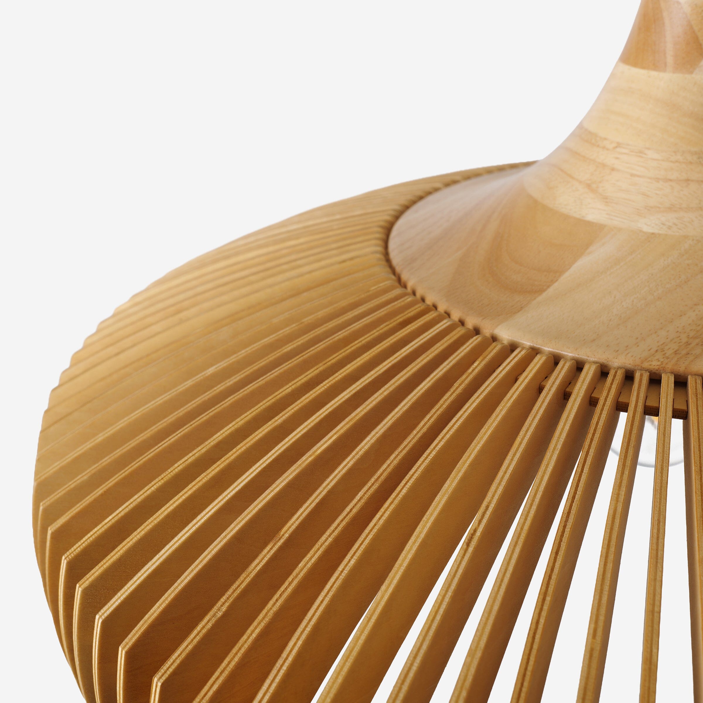 Lightsin Shadome Handcrafted Wooden Kitchen Pendant Light Lightsin UK