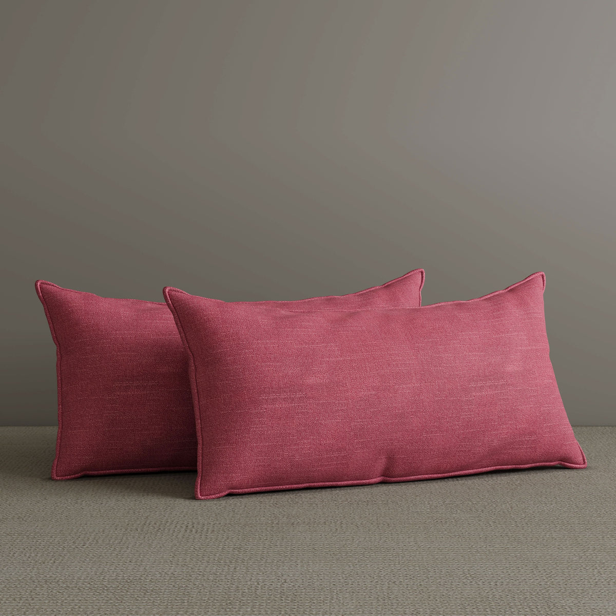 Exclusive Waist Cushion in Rose Cotton Linen, 56*27*12 CM Cottonfy UK 2 PCS In Stock 