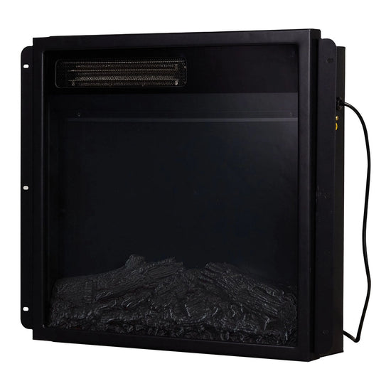 Fireplace Cabinet with 18inch Electric Fire | Touchscreen-enabled, remote-controlled, timer-operated