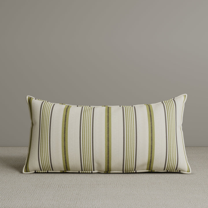 🎁 Exclusive Waist Cushion in Moss Green Striped Cotton Linen, 56*27*12 CM (100% off)