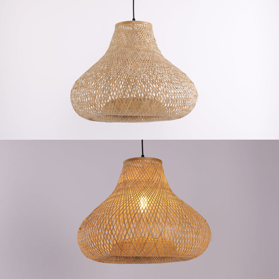 Lightsin Distinctive Handcrafted Bamboo Gourd Decorative Pendant Light Lightsin UK 