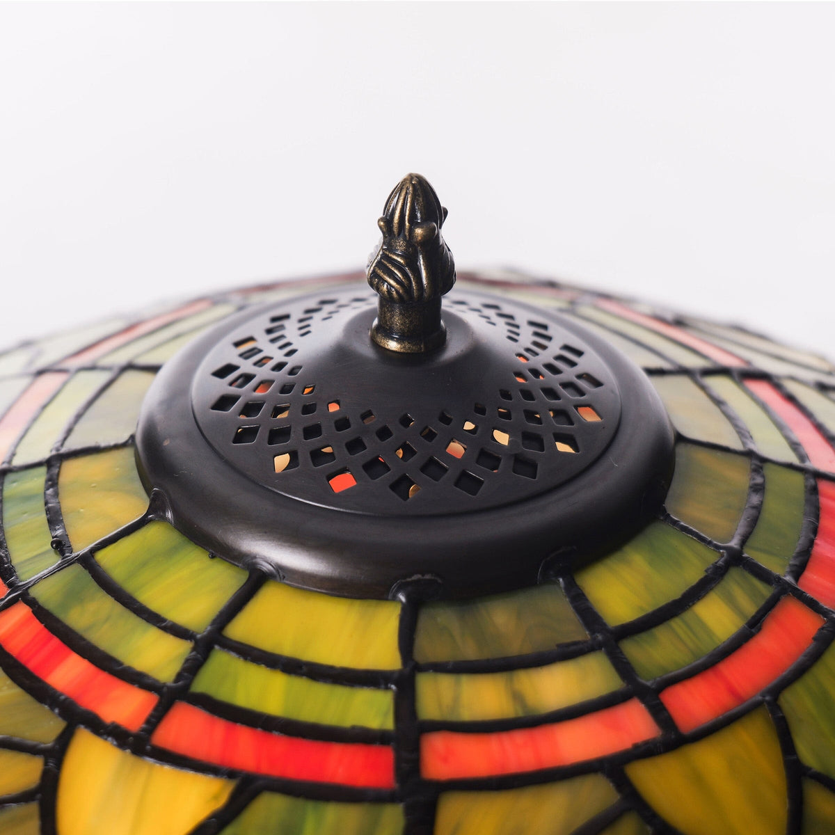 Living Nest UK Tiffany Table Lamp | Handcrafted Stained Glass Dragonfly Series Blue Dragonfly Living Nest UK