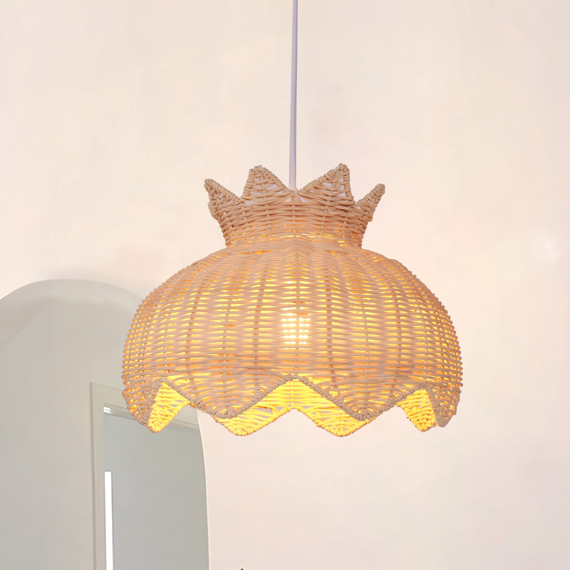 Lightsin Handwoven Paper Rope Pendant Light for a Natural & Cozy Ambiance Lightsin UK 