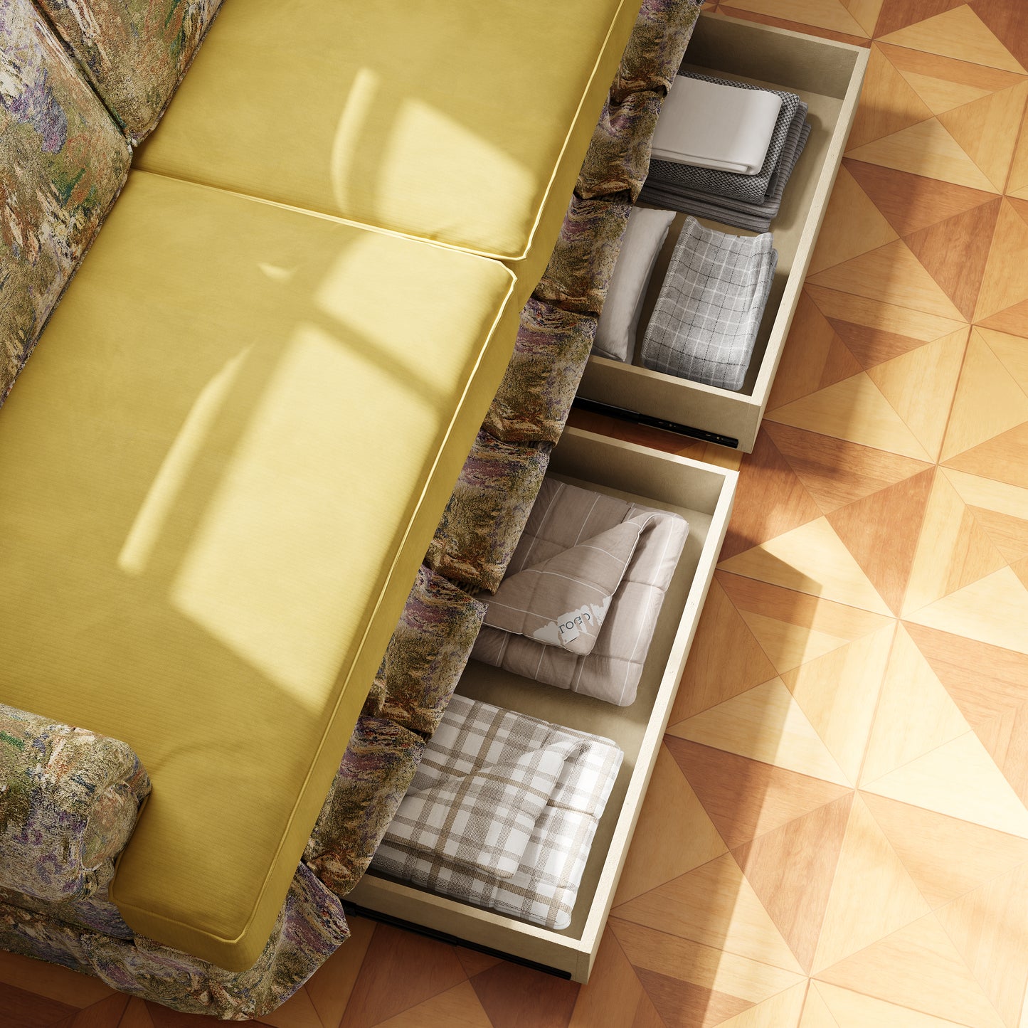 Kensington Chesterfield Style Retro Sofa with Storage
