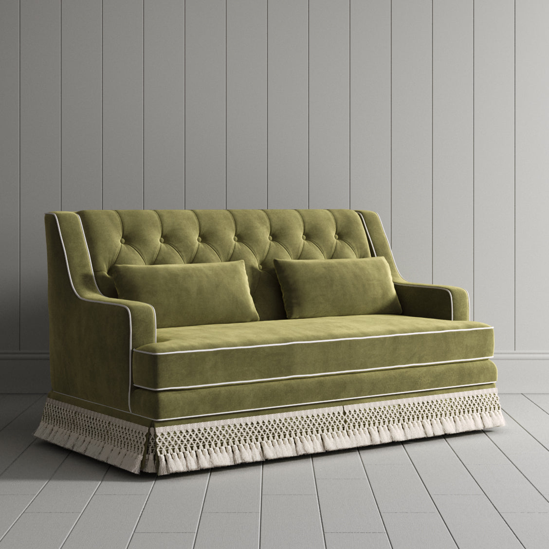 #Colour_Olive Green Velvet