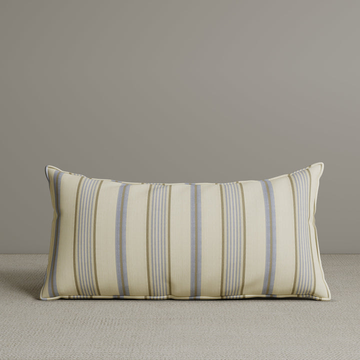 🎁 Exclusive Waist Cushion in Sky Blue Striped Cotton Linen, 56*27*12 CM (100% off)