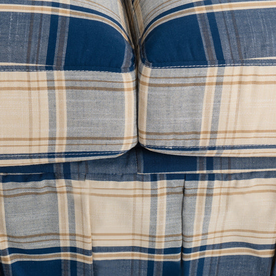 Cottonfy Country Check Sofa with Removable Skirted Covers Living and Home 