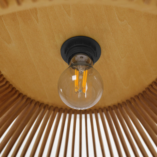Lightsin Shadome Handcrafted Wooden Kitchen Pendant Light Lightsin UK