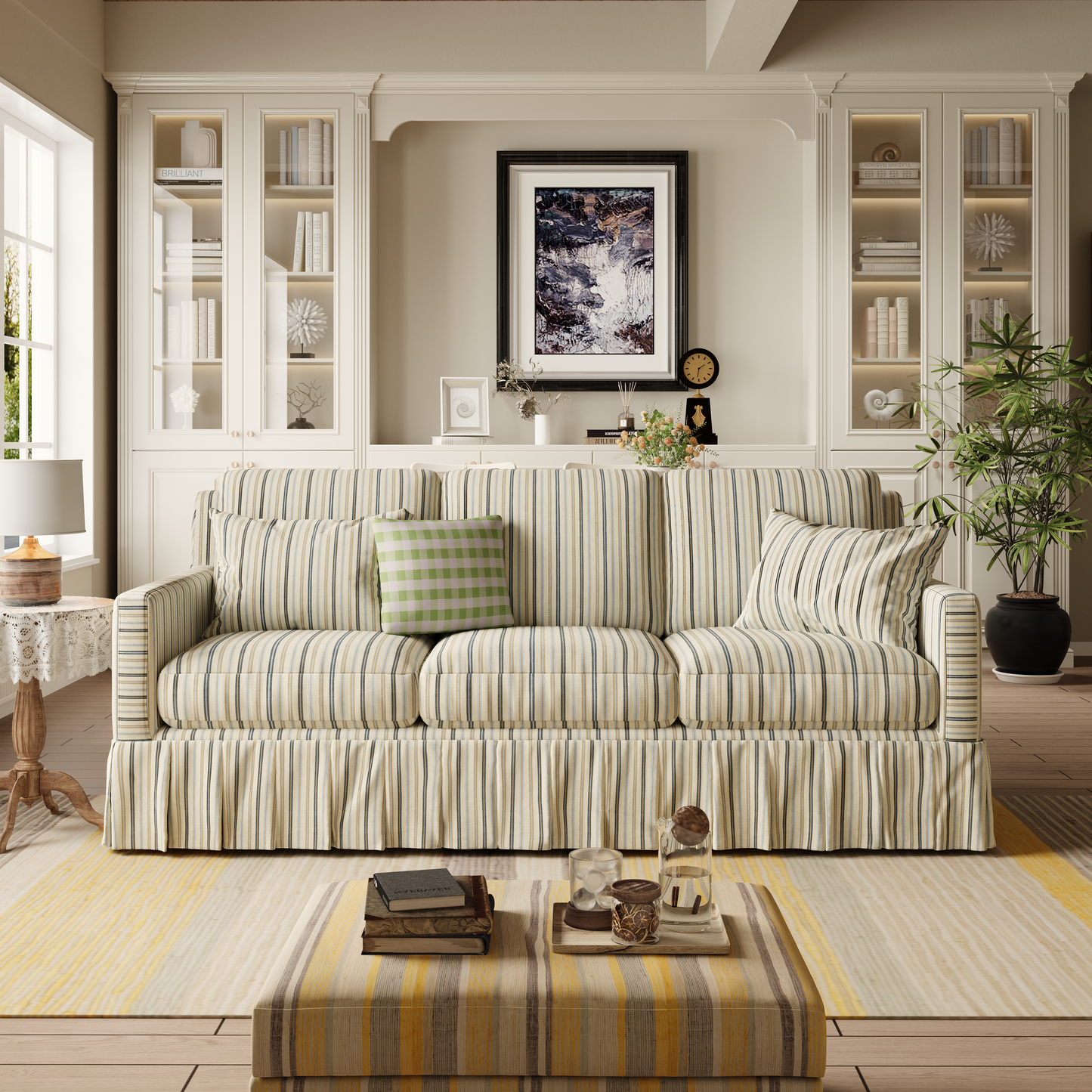 #Colour_Blue Striped