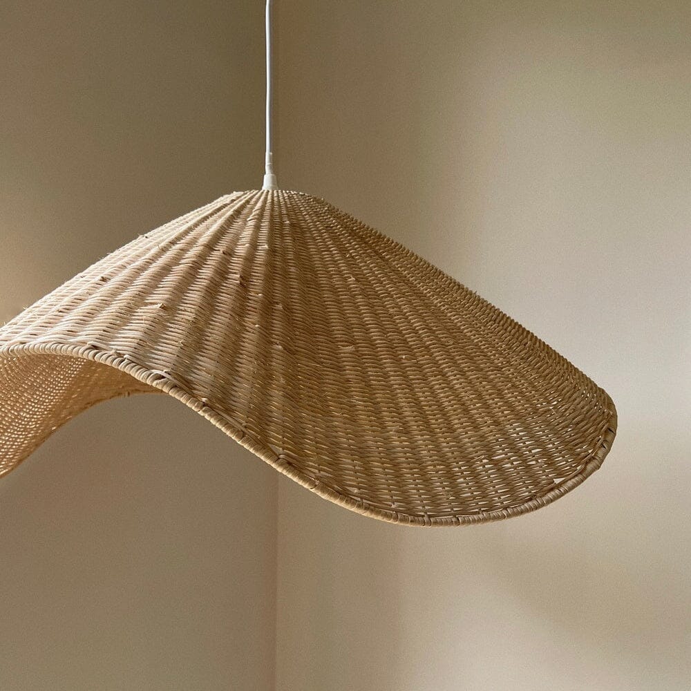Lightsin Rustic Rattan Handcrafted Pendant Light for Living Room Lightsin UK 