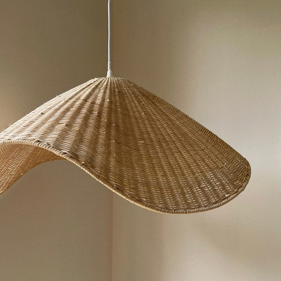 Lightsin Rustic Rattan Handcrafted Pendant Light for Living Room Lightsin UK 