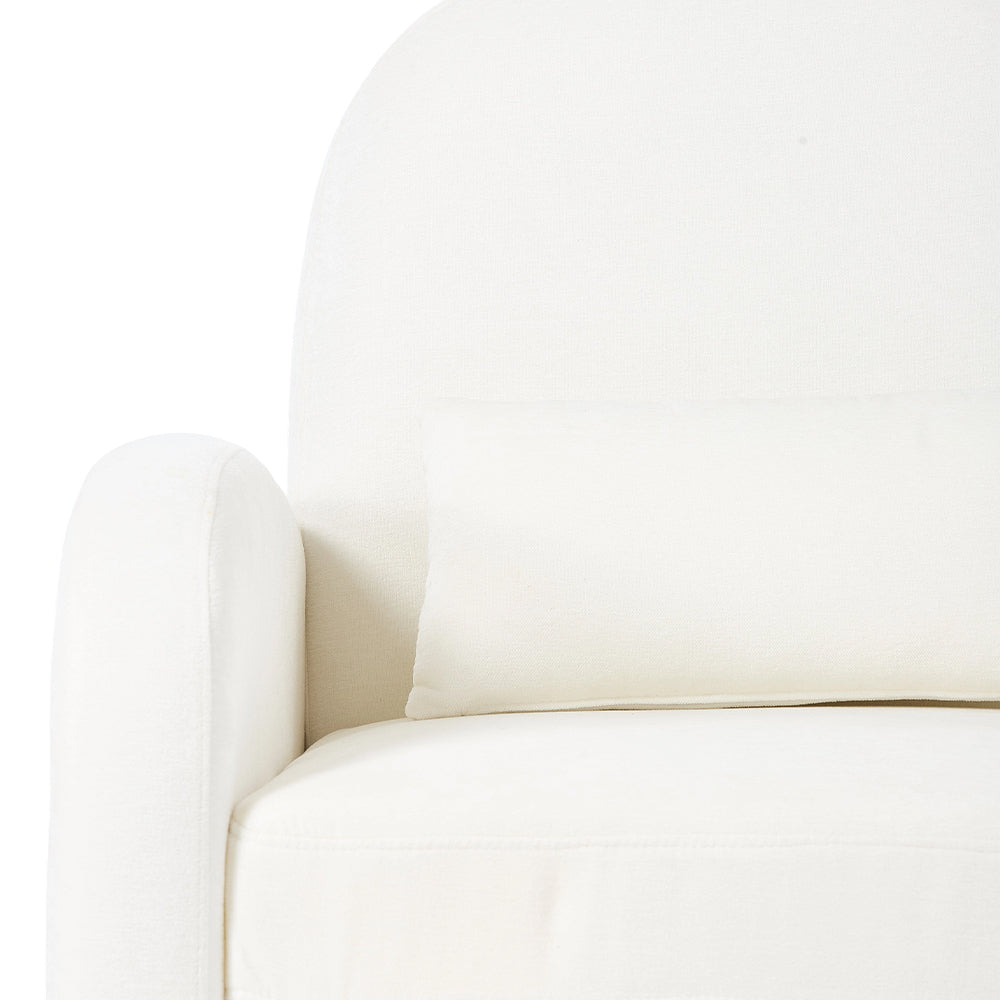 Swivel Chenille Upholstered Single Sofa Armchair