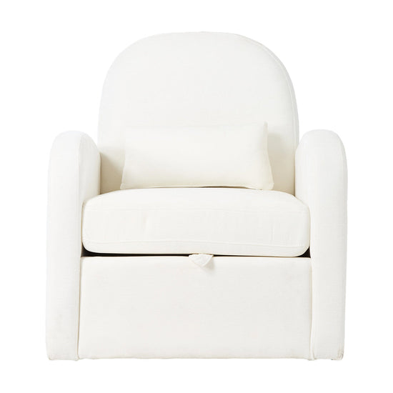 🎁 Swivel Chenille Upholstered Single Sofa Armchair (100% off)
