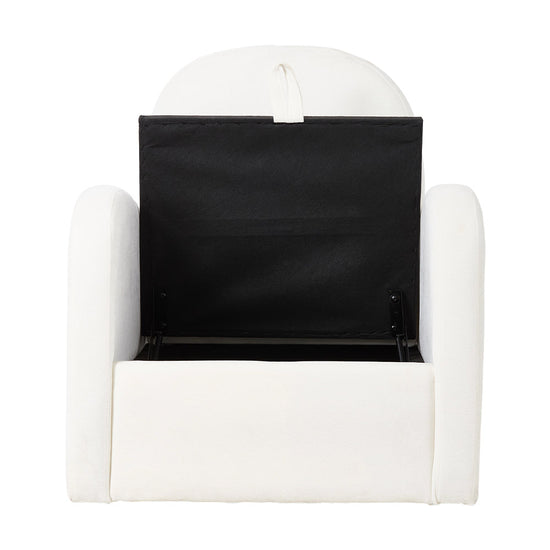 Swivel Chenille Upholstered Single Sofa Armchair