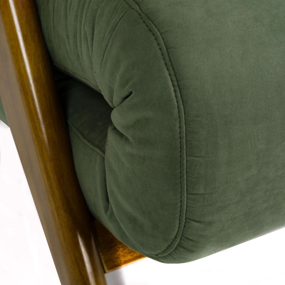 Cottonfy Foldable Matte Fabric Solid Wood 3 Mode Sofa Bed Living and home Green 166CM 