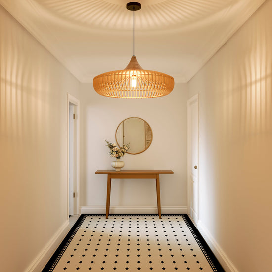 Lightsin Shadome-Lightsin Handcrafted Wooden Kitchen Pendant Light Fixtures Lightsin UK