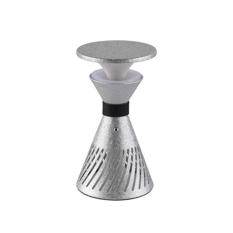 retro funnel cordless table lamp shown as a clean product view