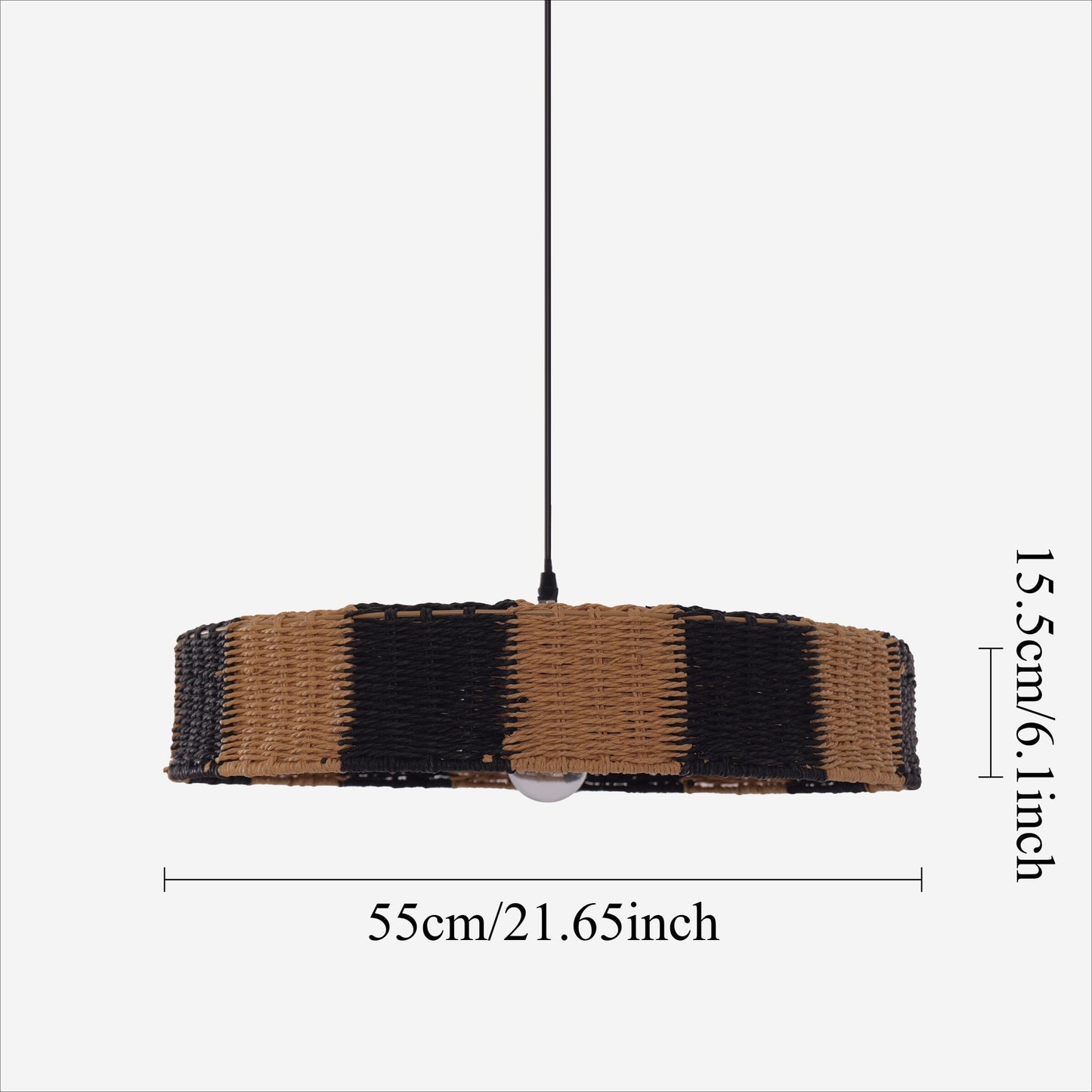 Lightsin Handwoven Paper Rope Pendant Light for a Warm Modern Glow Lightsin UK 
