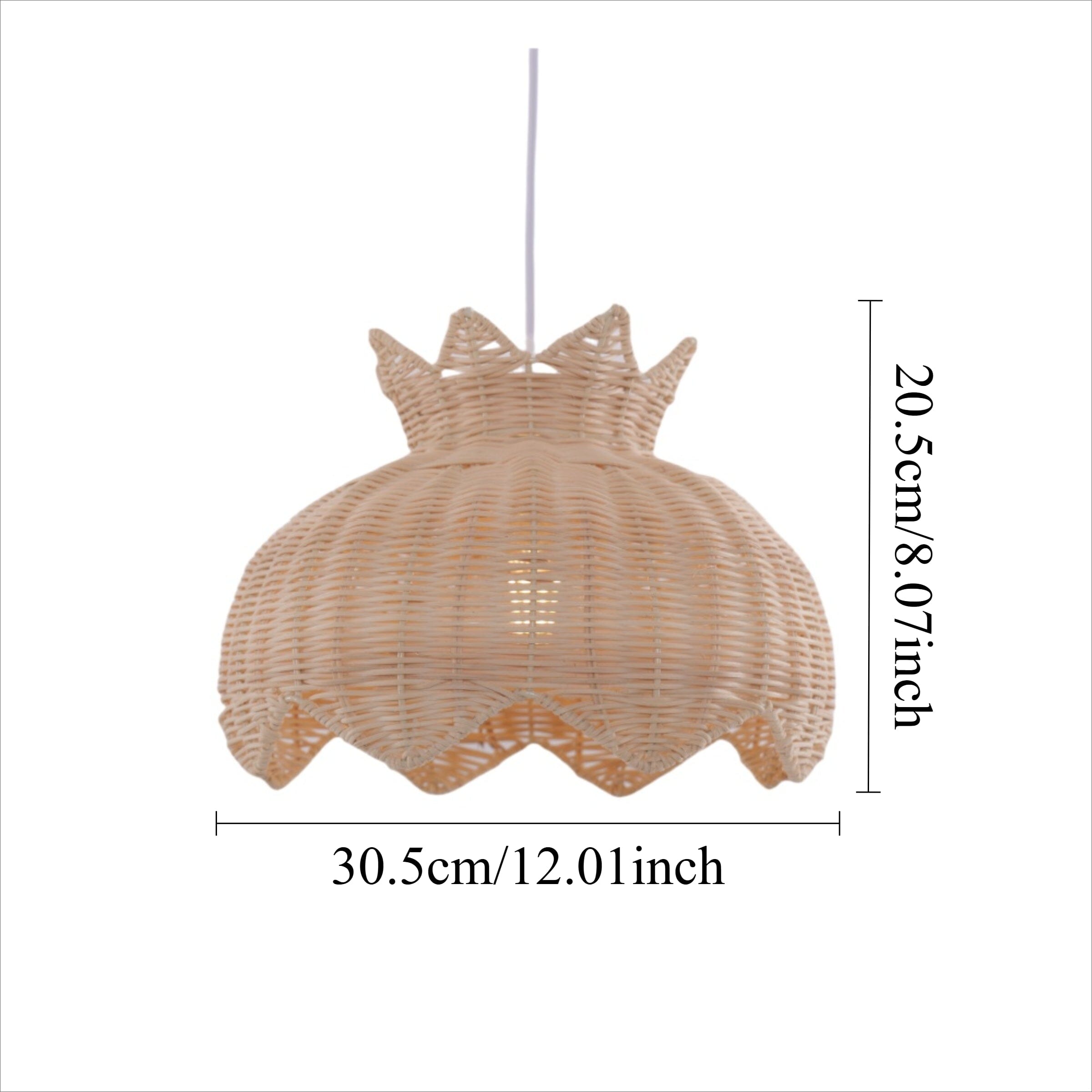 Lightsin Handwoven Paper Rope Pendant Light for a Natural & Cozy Ambiance Lightsin UK 