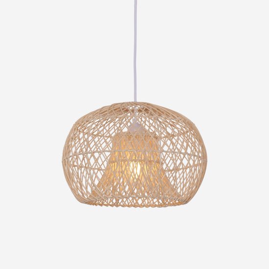 Lightsin SolNest Boho Rattan Hanging Lamp Lightsin UK 