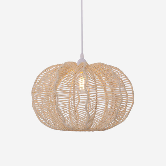 Lightsin Woven Rattan Ceiling Light for a Serene Ambiance Lightsin UK 
