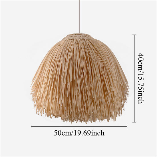 Lightsin Japanese Scarecrow Rattan Pendant Light Lightsin UK 