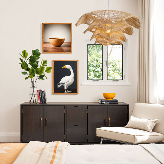 Lightsin Boho Bamboo Dome Hanging Light Lightsin UK 