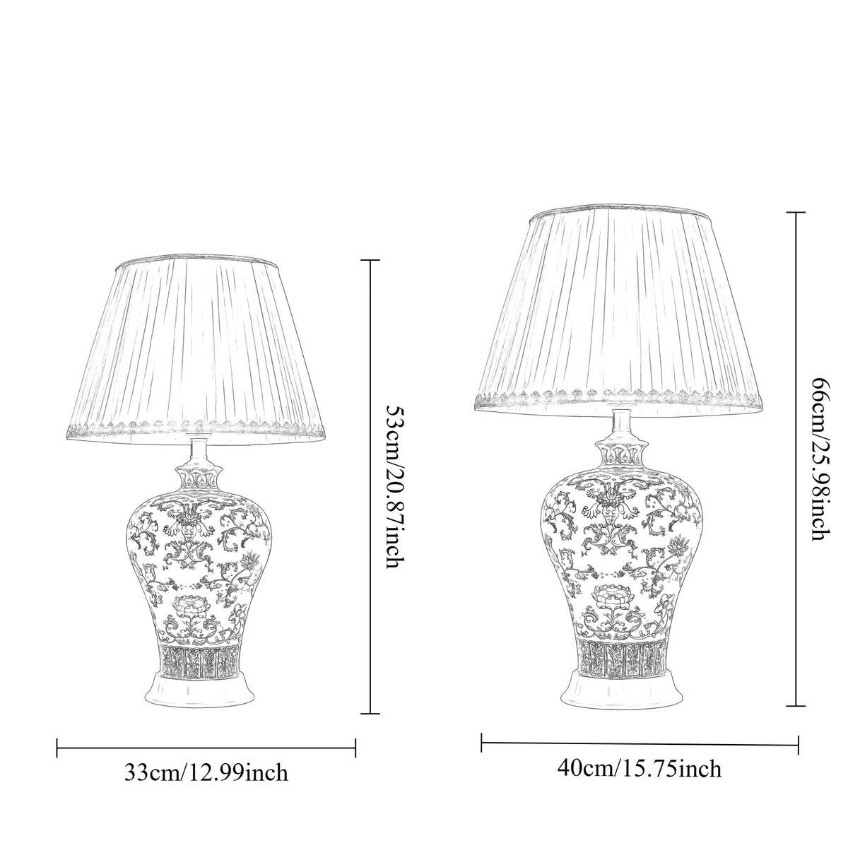 Lightsin Colorful Handcrafted Ceramic Table Lamp - Ideal for Bedroom, Desk & Living Room Lightsin UK