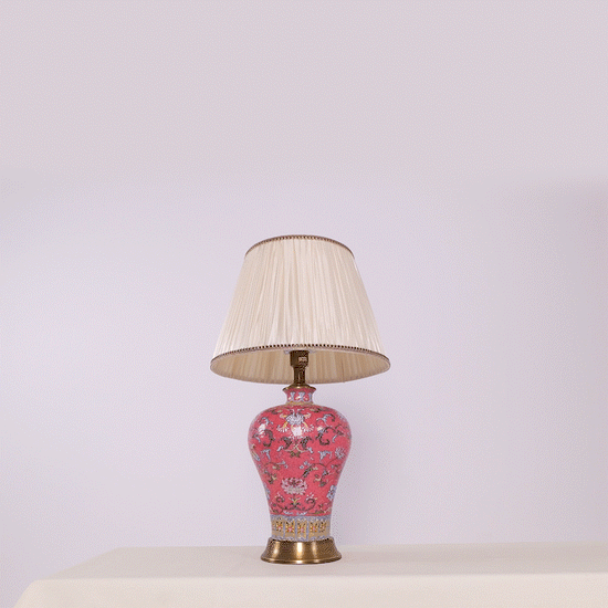 Lightsin Colorful Handcrafted Ceramic Table Lamp - Ideal for Bedroom, Desk & Living Room Lightsin UK