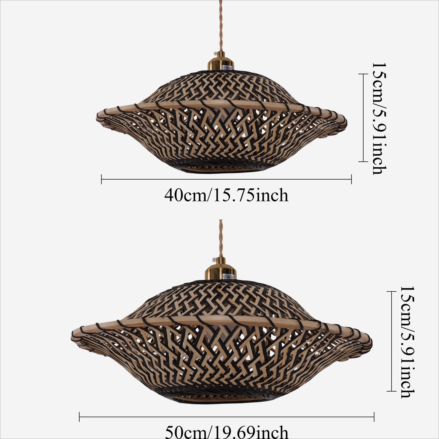 bamboo pendant light