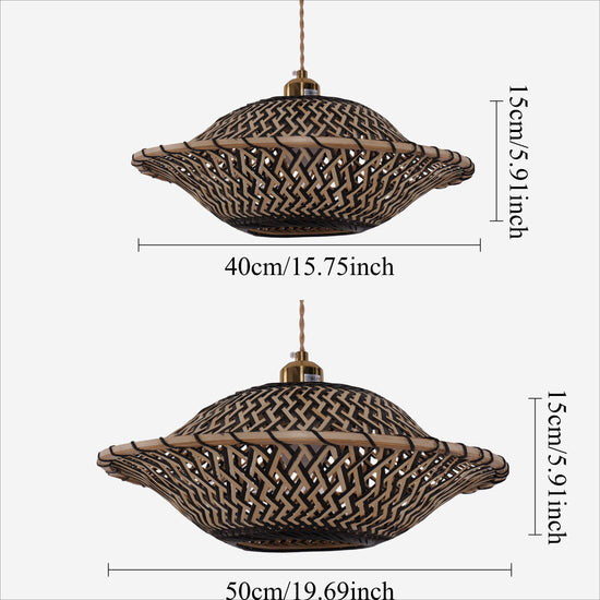 bamboo pendant light