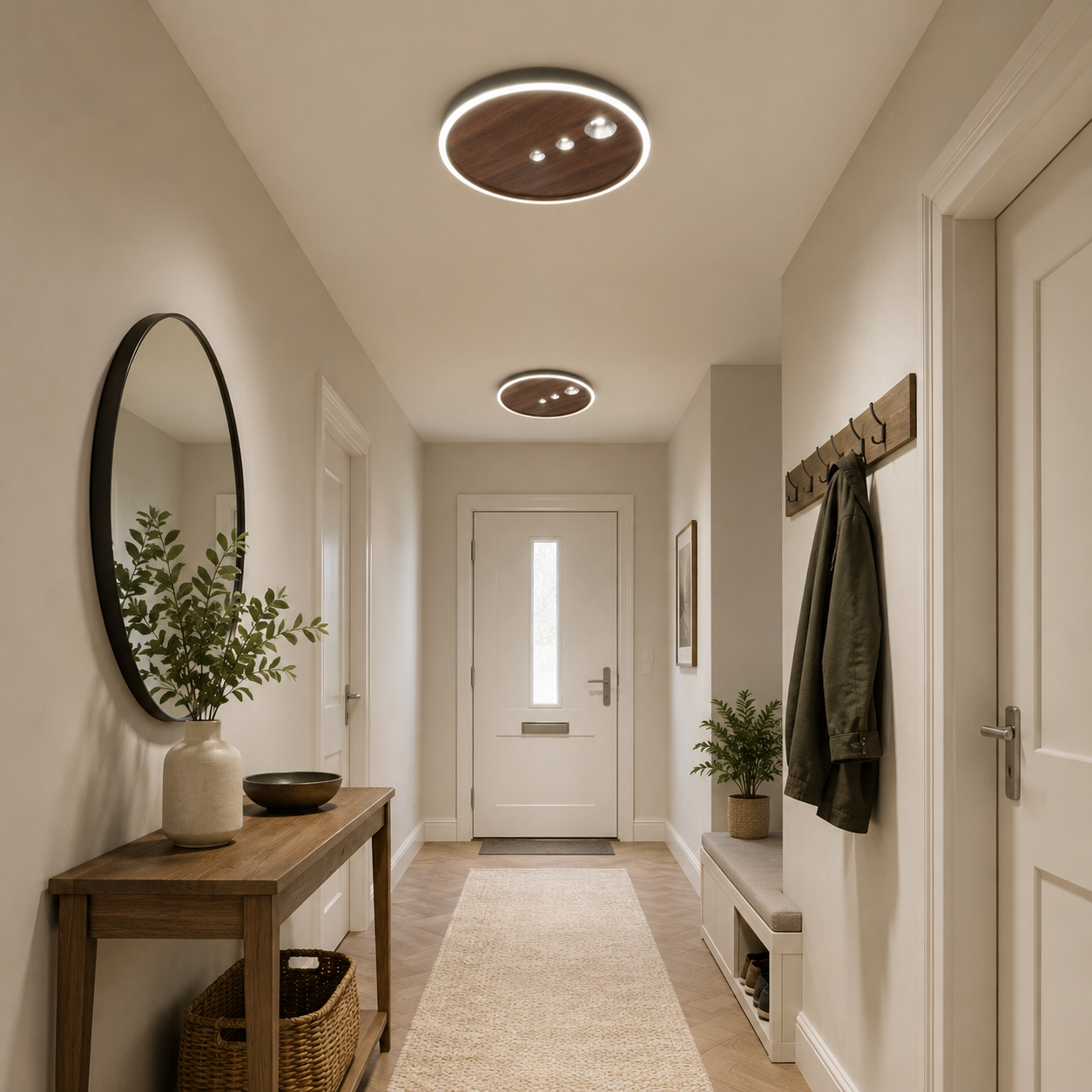 Remote Control LED Ceiling Light with Night Mode