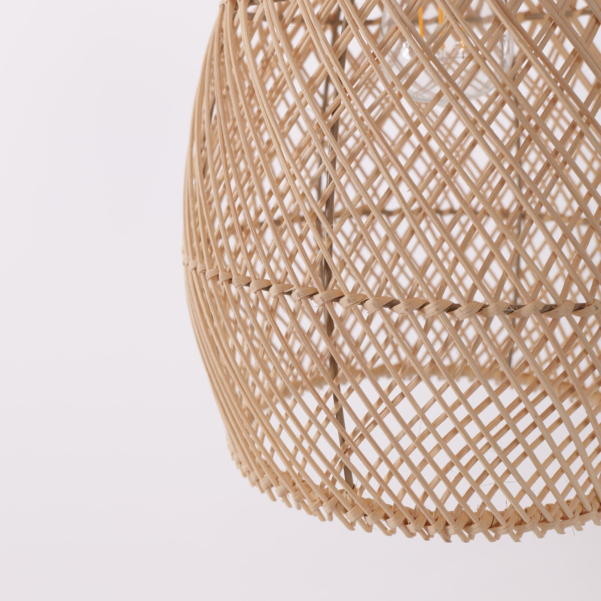 Living Nest UK Eco-Friendly Rustic Rattan Pendant Light For Home Decor Living Nest UK