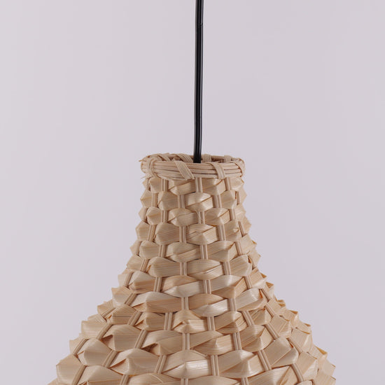 Living Nest UK Bamboo Hand-Weaving Pendant Light Natural Art Lighting Fixture Living Nest UK