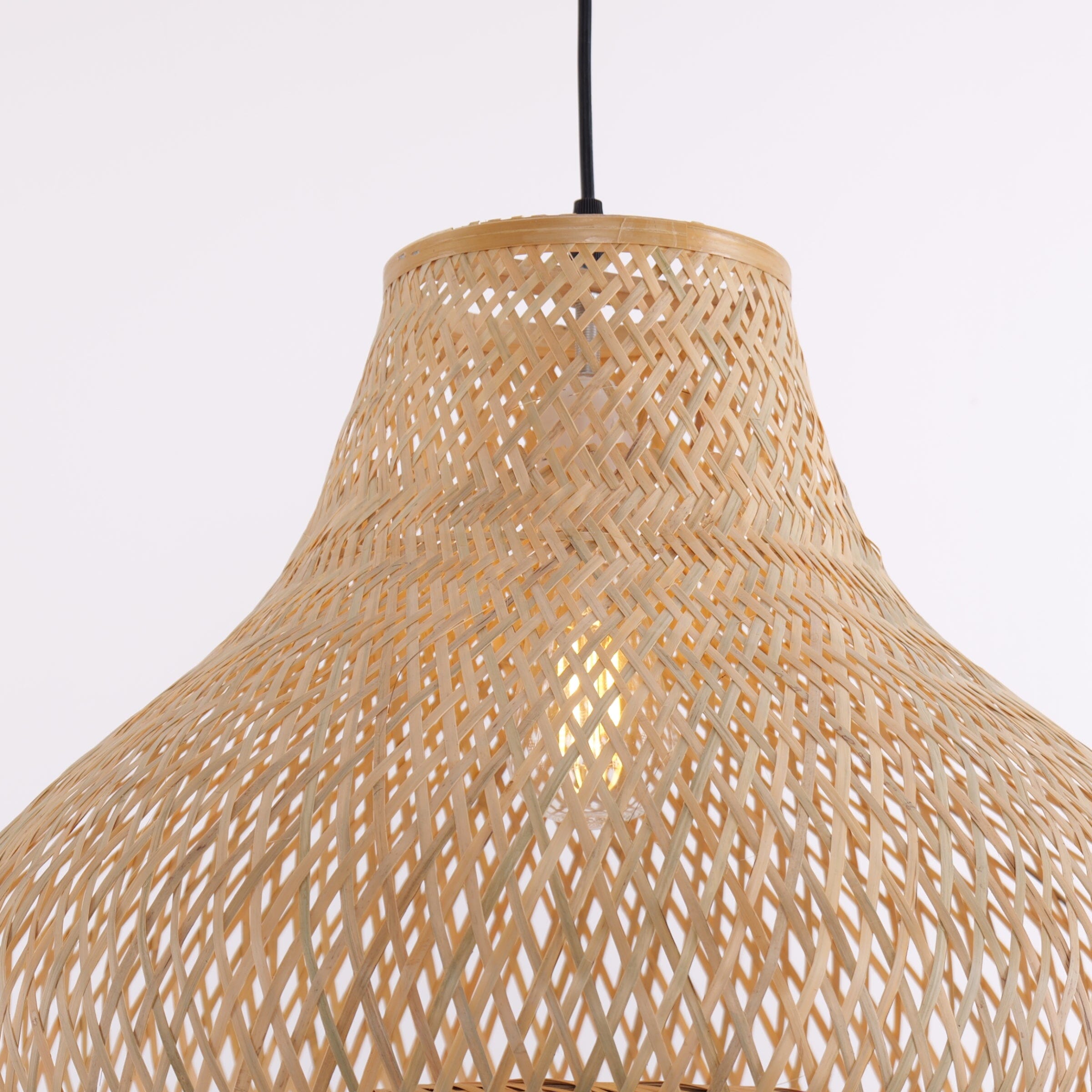 Lightsin Distinctive Handcrafted Bamboo Gourd Decorative Pendant Light Lightsin UK 