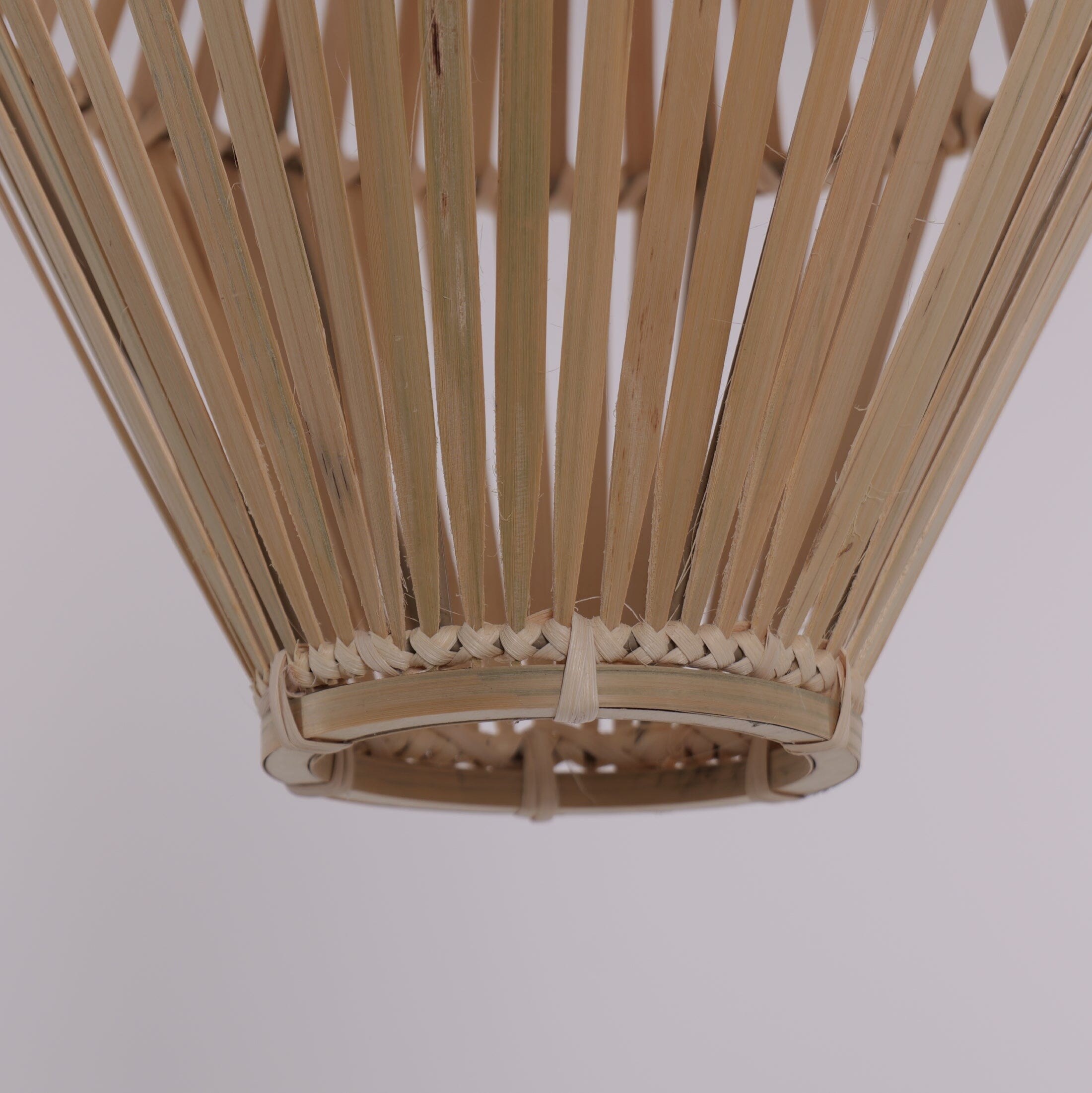 Living Nest UK Sustainable Geometric Bamboo Pendant Light Living Nest UK