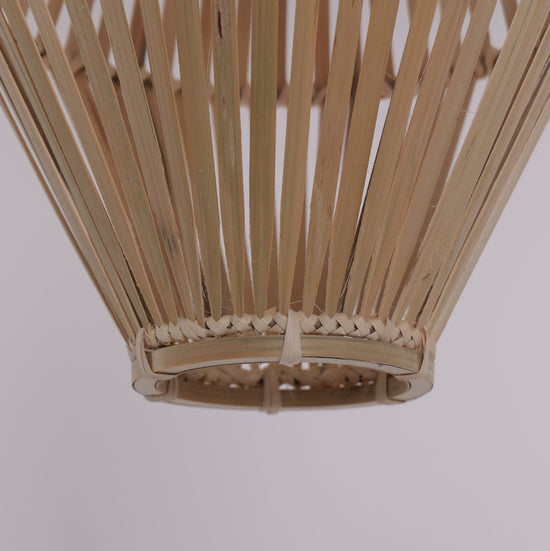 Living Nest UK Sustainable Geometric Bamboo Pendant Light Living Nest UK