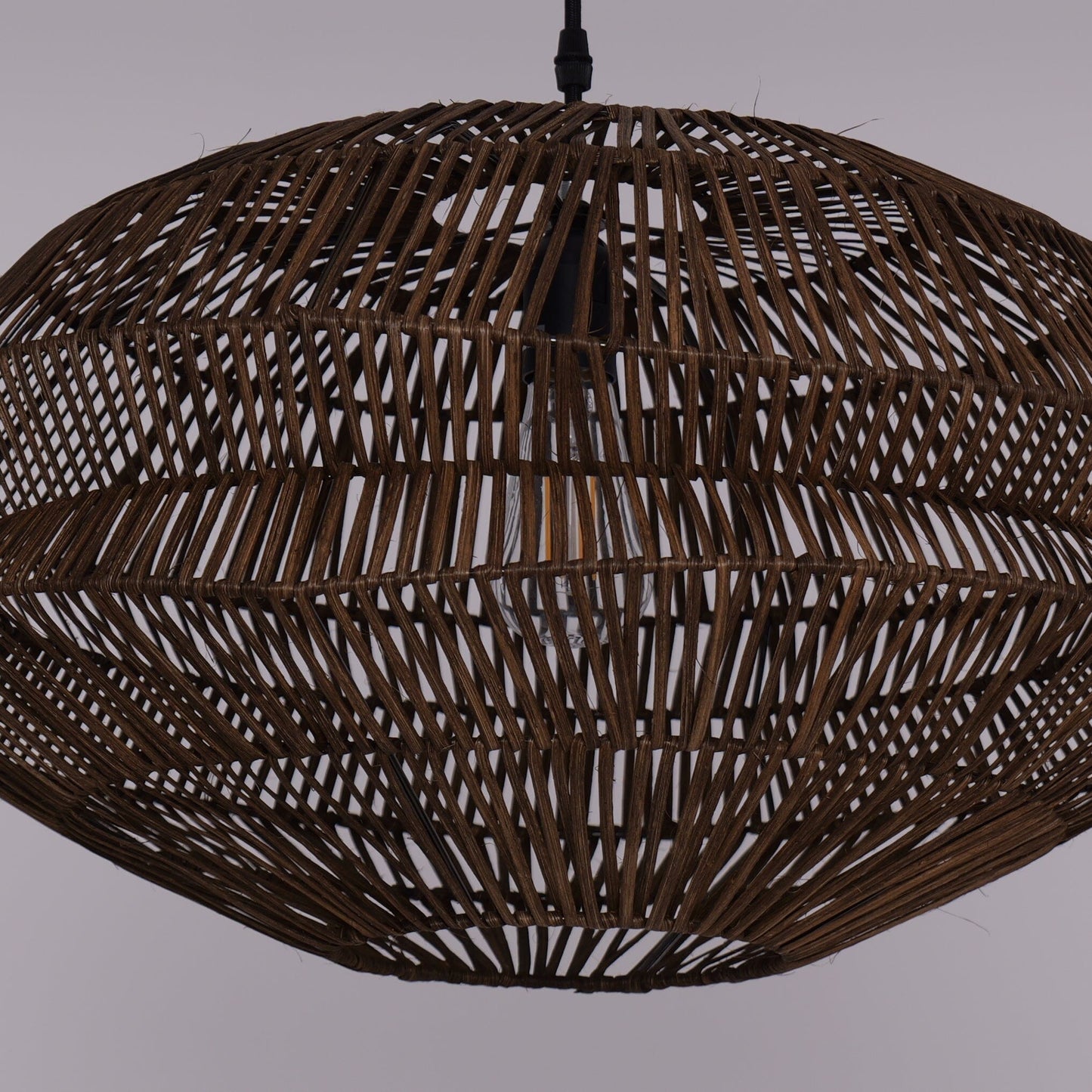 Lightsin Eco-Friendly Handwoven Rustic Farmhouse Rattan Pendant Light Lightsin UK 