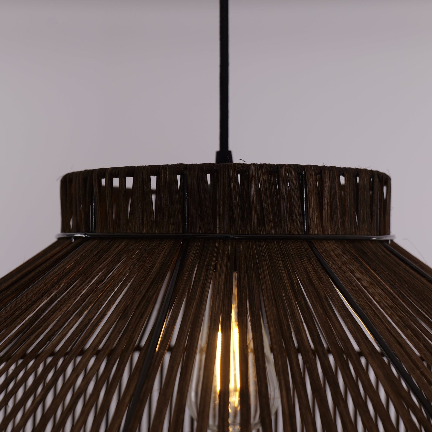 Living Nest UK Rattan Pendant Light for Modern Boho Interiors Perfect for Kitchen Pendant Lighting and Living Spaces Living Nest UK