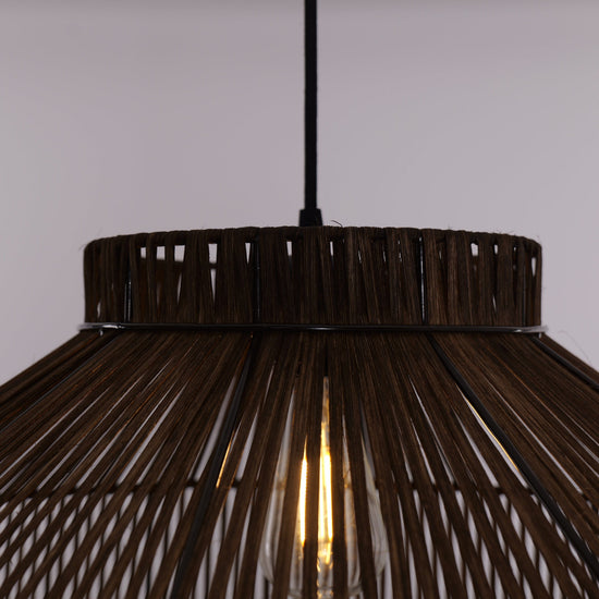 Living Nest UK Rattan Pendant Light for Modern Boho Interiors Perfect for Kitchen Pendant Lighting and Living Spaces Living Nest UK