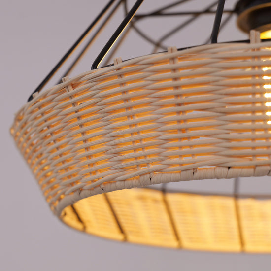 Lightsin Geometric Bamboo Pendant Light for a Touch of Natural Modernity Lightsin UK 