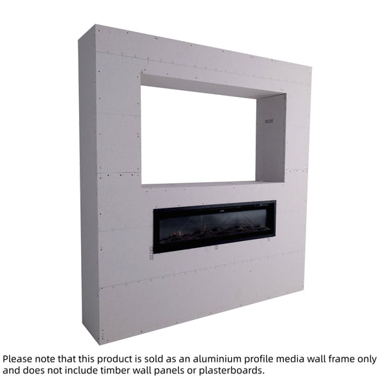 Easy-to-Install Aluminum Profile Media Wall Frame