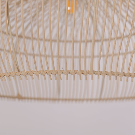 Lightsin Handwoven Gourd Shaped Rattan Pendant Light Lightsin UK 
