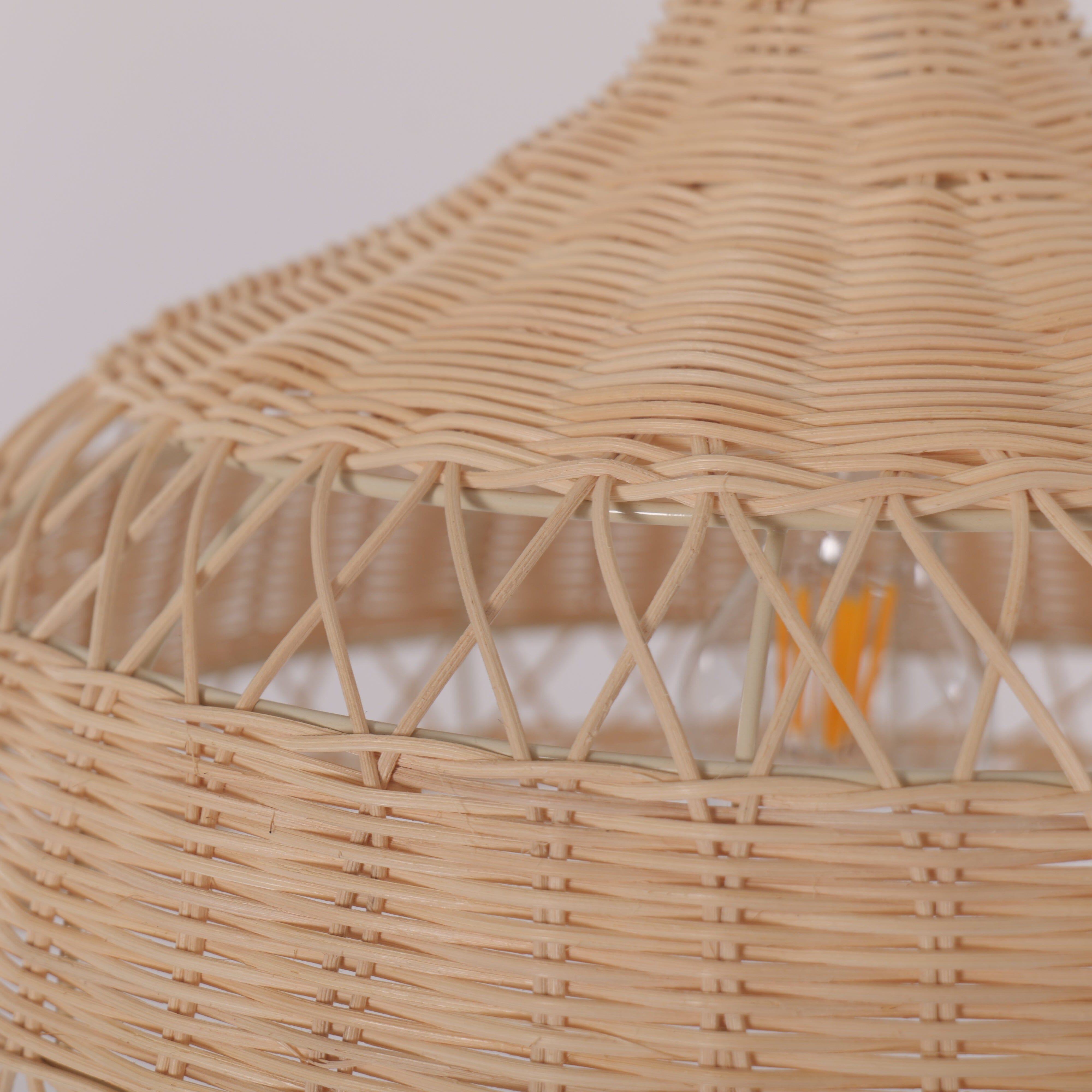 Lightsin Minimalist Bamboo Cone Ceiling Light Lightsin UK 
