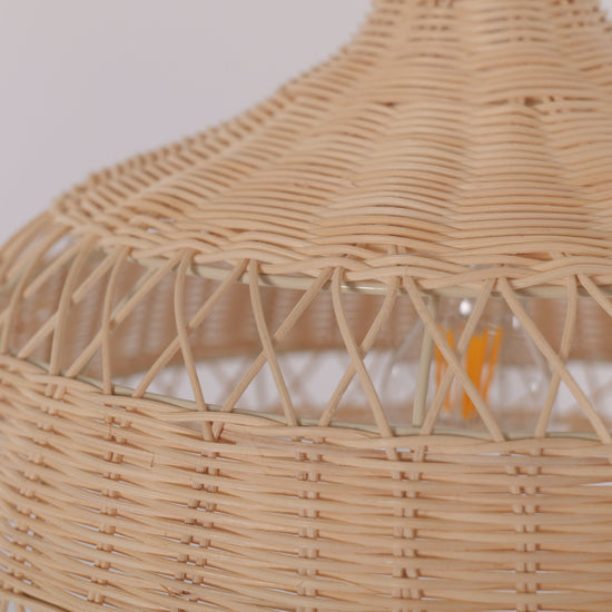 Lightsin Minimalist Bamboo Cone Ceiling Light Lightsin UK 