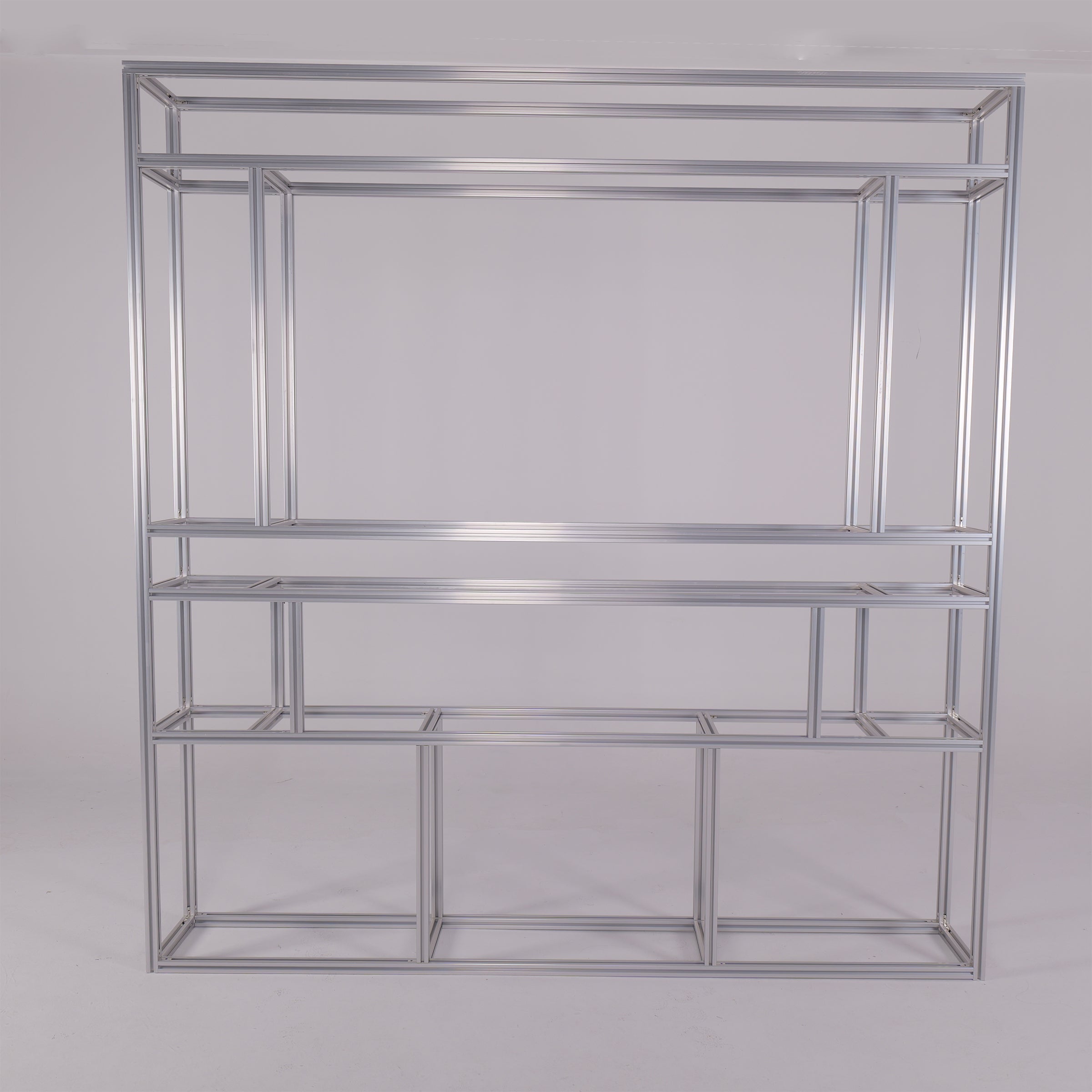 Easy-to-Install Aluminum Profile Media Wall Frame