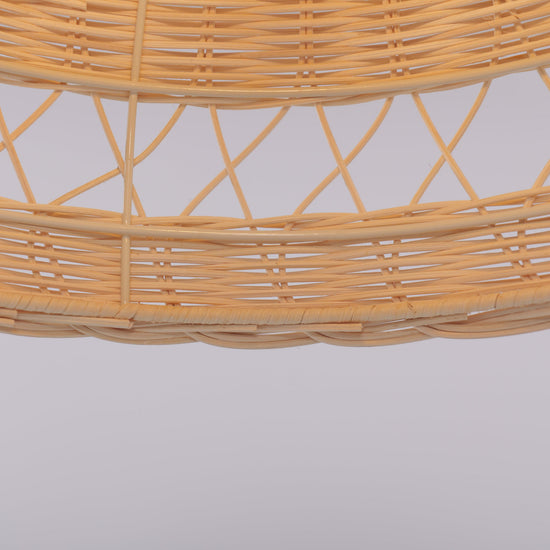 Lightsin Natural Rattan Pendant Light - Handwoven Ceiling Light, Durable & Rustic Lightsin UK 